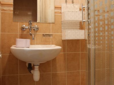 Koupelna v dvoulůžkovém bytě k pronájmu v Pardubicích